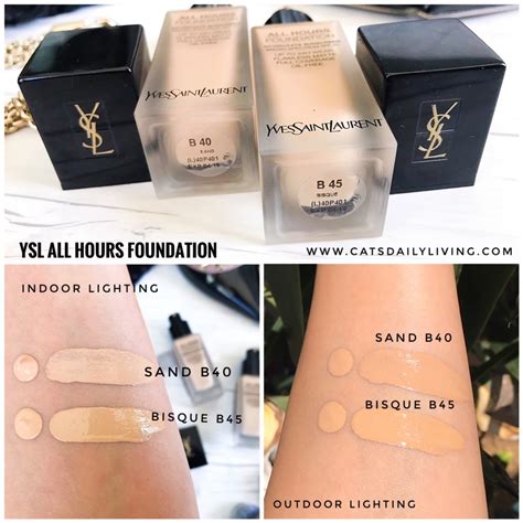 ysl foundation all hours matt|ysl all hours foundation shades.